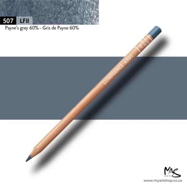 Paynes Grey 60% Caran D'Ache Luminance 6901 Colour Pencil