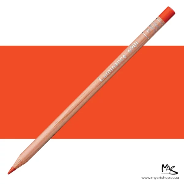 Permanent Red Caran D'Ache Luminance 6901 Colour Pencil