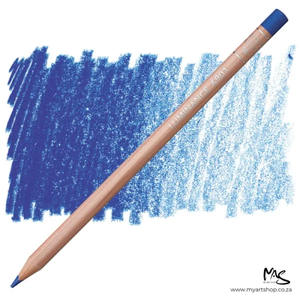 Phthalocyanine Blue Caran D'Ache Luminance 6901 Colour Pencil