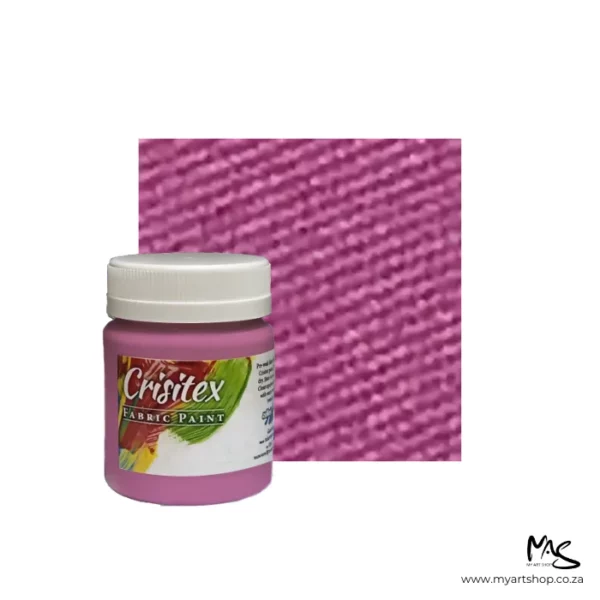 Pink Crisitex Pearlescent Fabric Paint 120ml