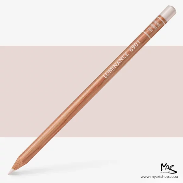 Pink White Caran D'Ache Luminance 6901 Colour Pencil