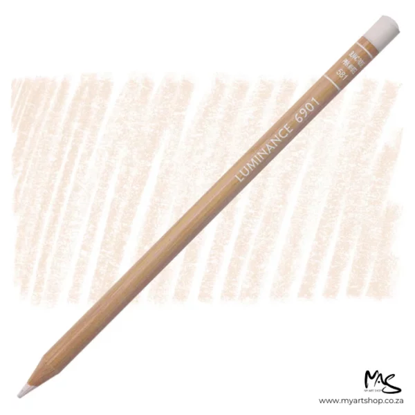 Pink White Caran D'Ache Luminance 6901 Colour Pencil