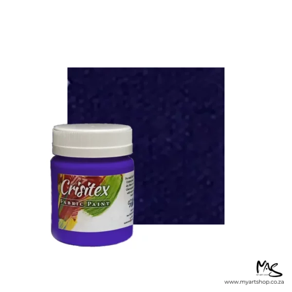 Purple Crisitex Fluorescent Fabric Paint 120ml