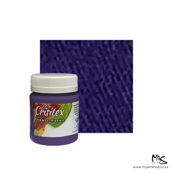 Purple Crisitex Pearlescent Fabric Paint 120ml
