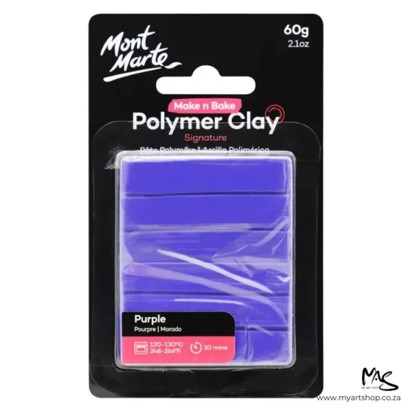Purple Mont Marte Polymer Clay