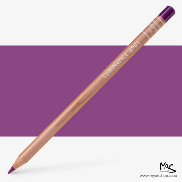 Quinacridone Purple Caran D'Ache Luminance 6901 Colour Pencil