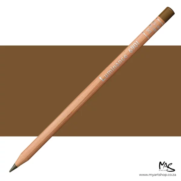 Raw Umber Caran D'Ache Luminance 6901 Colour Pencil