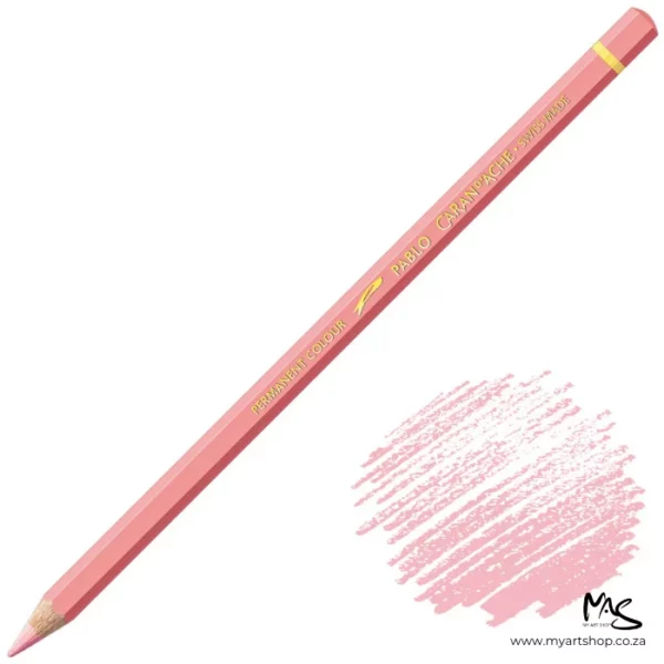 Salmon Pink Caran D'Ache Pablo Colour Pencil