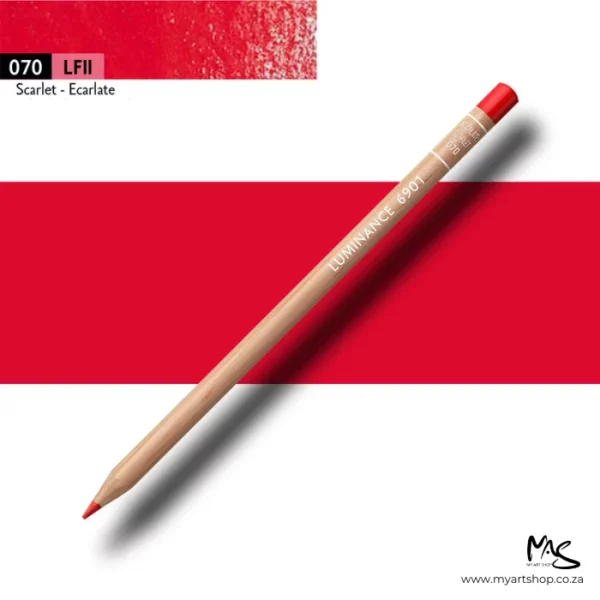 Scarlet Caran D'Ache Luminance 6901 Colour Pencil