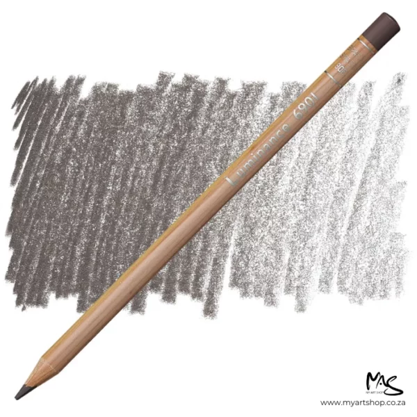 Sepia 50% Caran D'Ache Luminance 6901 Colour Pencil