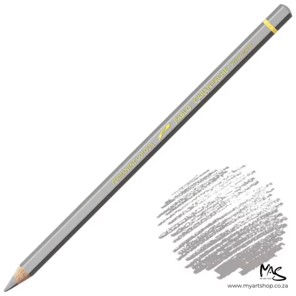 Silver Caran D'Ache Pablo Colour Pencil