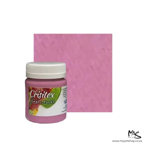 Soft Pink Crisitex Semi Opaque Fabric Paint 120ml