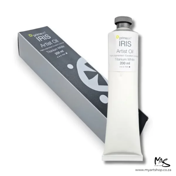 Titanium White Iris Oil Paint 200ml