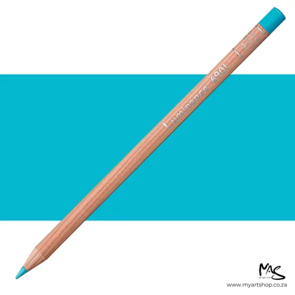 Turquoise Blue Caran D'Ache Luminance 6901 Colour Pencil