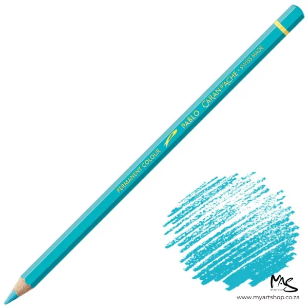 Turquoise Blue Caran D'Ache Pablo Colour Pencil