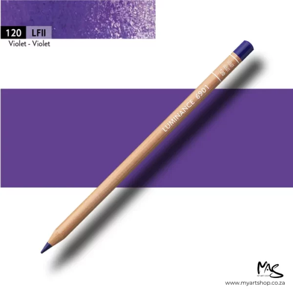 Violet Caran D'Ache Luminance 6901 Colour Pencil