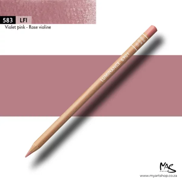 Violet Pink Caran D'Ache Luminance 6901 Colour Pencil