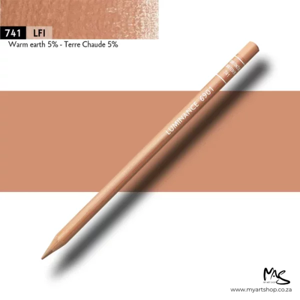 Warm Earth 5% Caran D'Ache Luminance 6901 Colour Pencil