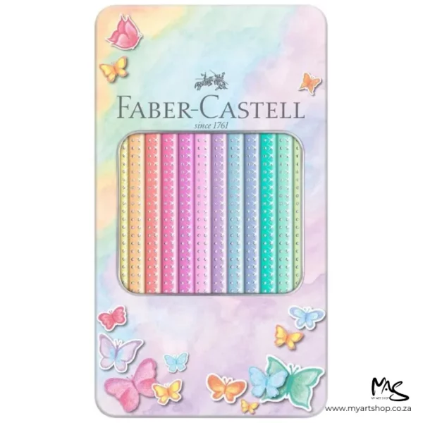 Faber Castell Coloured Pencil Sparkle Tin