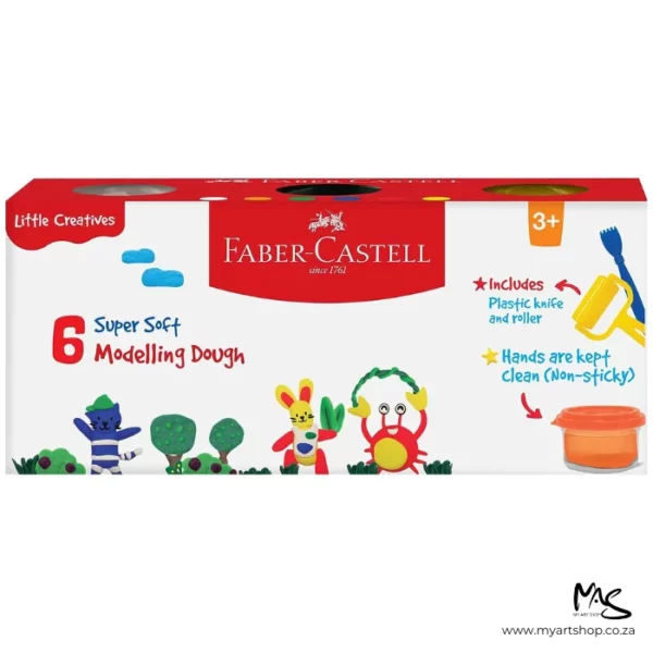 Faber Castell Little Creatives Modelling Dough Set Regular Colours