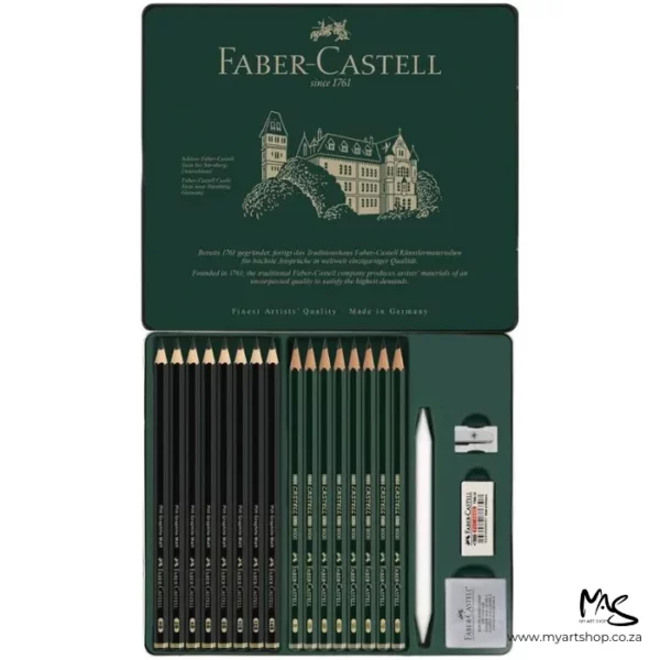 Faber Castell Pitt Graphite Matt and Castell 9000 Set