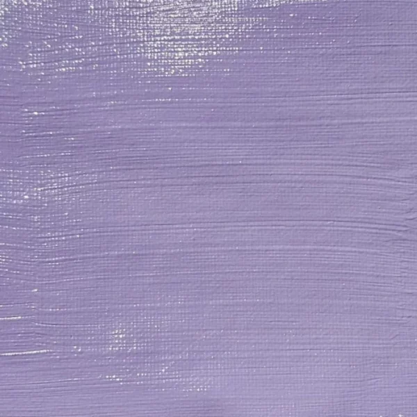 The entire block is filled with a Lilac Prime Art Iris Acrylic Paint Swatch. You can see the brushstrokes in the paint.