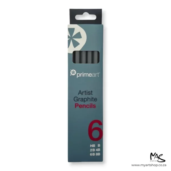 Prime Art Graphite Pencil Set Assorted 6 Grades
