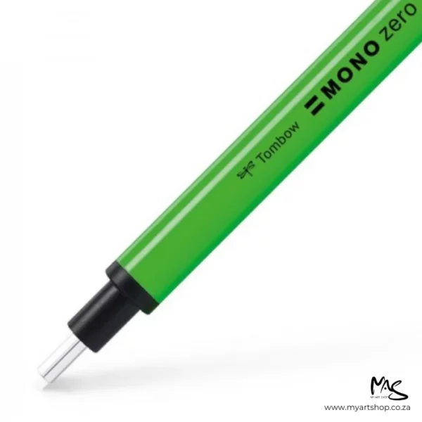 Tombow MONO Zero Precision Eraser Neon Green Round Tip