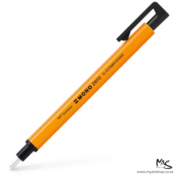 Tombow MONO Zero Precision Eraser Neon Orange Round Tip