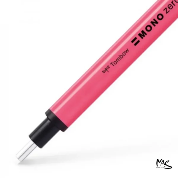 Tombow MONO Zero Precision Eraser Neon Pink Round Tip