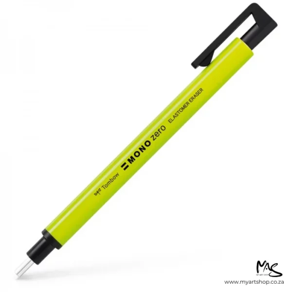 Tombow MONO Zero Precision Eraser Neon Yellow Round Tip