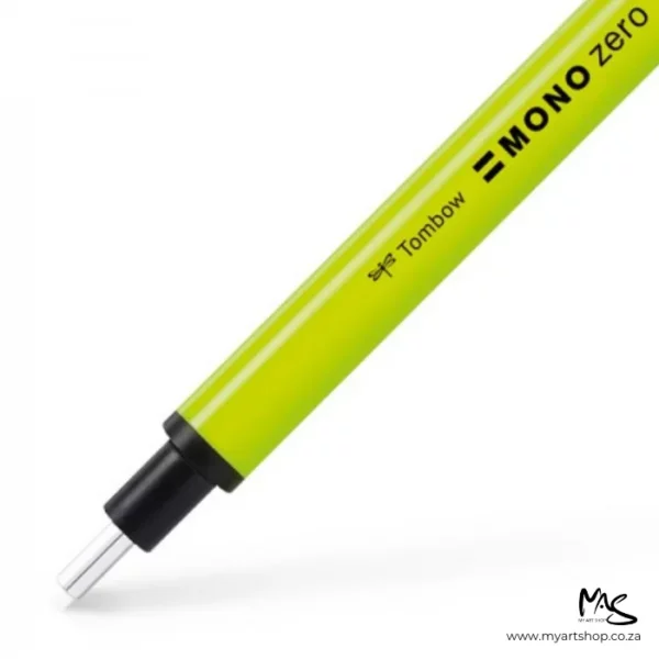 Tombow MONO Zero Precision Eraser Neon Yellow Round Tip