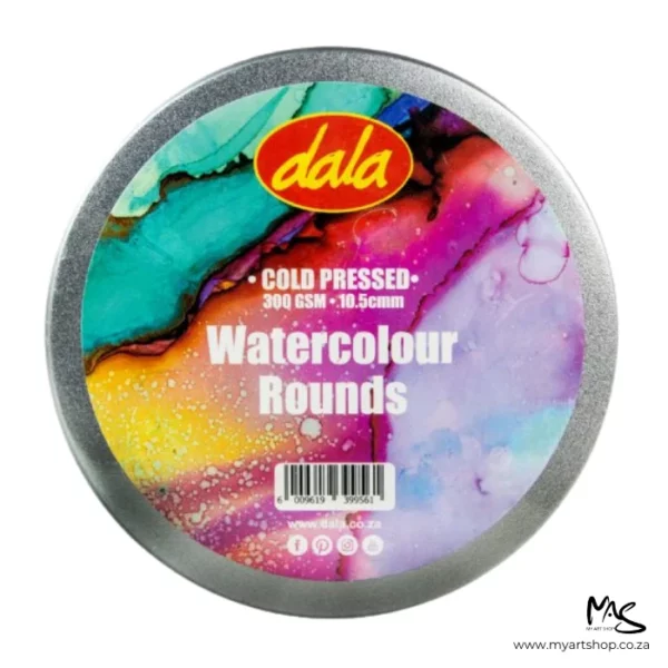 Dala Watercolour Paper Tin Rounds