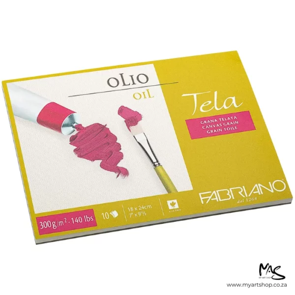 Fabriano Tela Oil Painting Block 18cm x 24cm