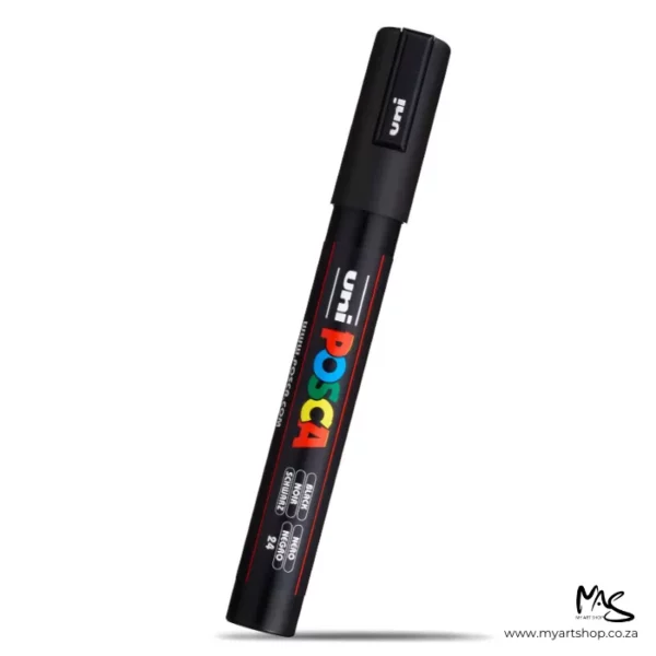 Black Posca Marker Medium Tip 5M