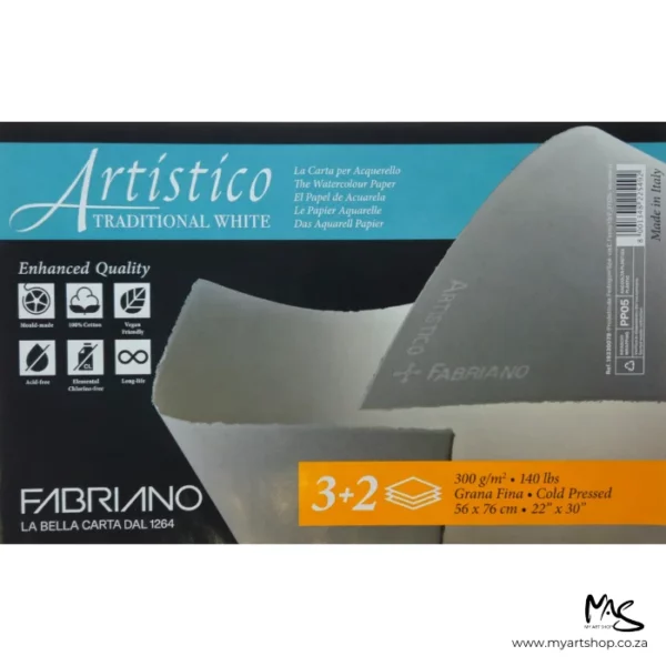 Cold Pressed Fabriano Aristico Traditional Watercolour Paper 5 for 3