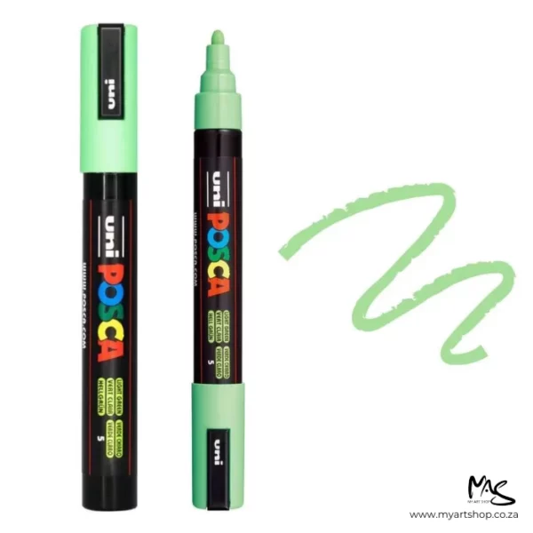 Light Green Posca Marker Medium Tip 5M