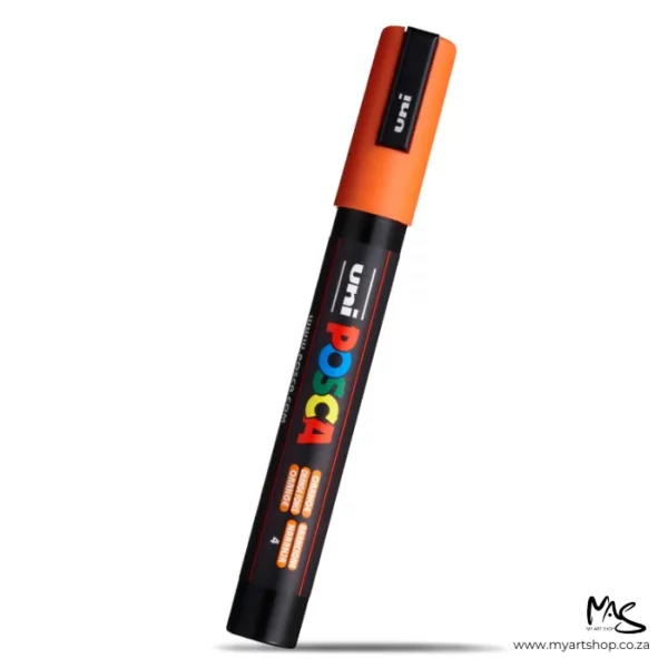 Orange Posca Marker Medium Tip 5M
