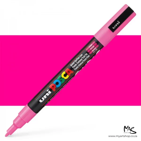 Pink Posca Marker Fine Tip 3M