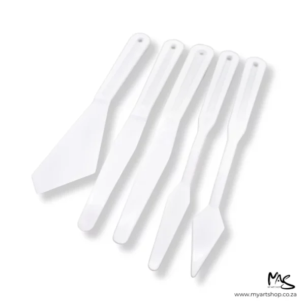 Plastic Palette Knife Set 5 Piece