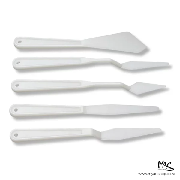 Plastic Palette Knife Set 5 Piece