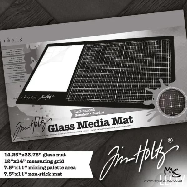 Tim Holtz Glass Media Mat Left Handed
