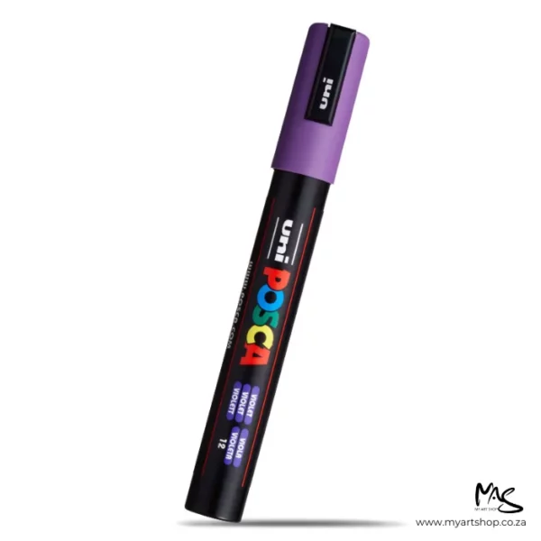 Violet Posca Marker Medium Tip 5M