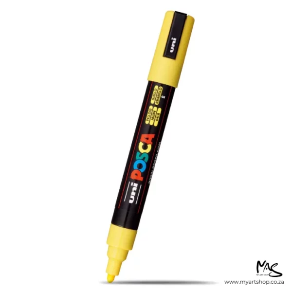 Yellow Posca Marker Medium Tip 5M