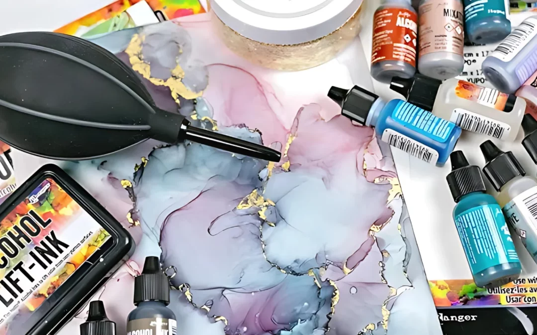 Alcohol Ink Accessories helping to Conquer Art Challenges