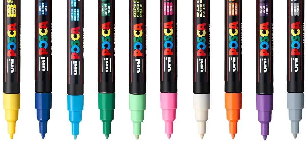 Posca Paint Pens: Fine Tip Markers Edition